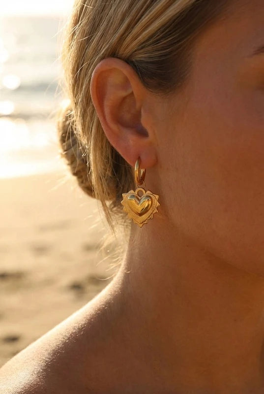 Boucles d’oreilles en acier inoxydable