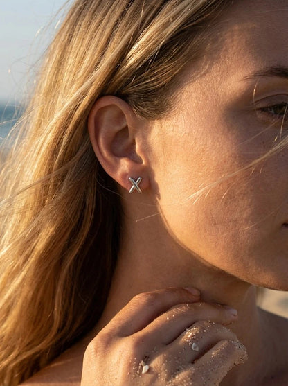 Boucles d’oreilles en acier inoxydable