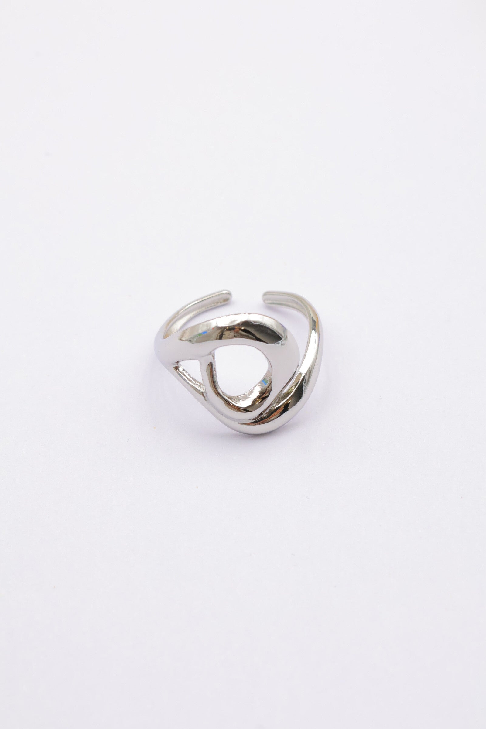Bague - Acier inoxydable - Ajustable - ARGENT