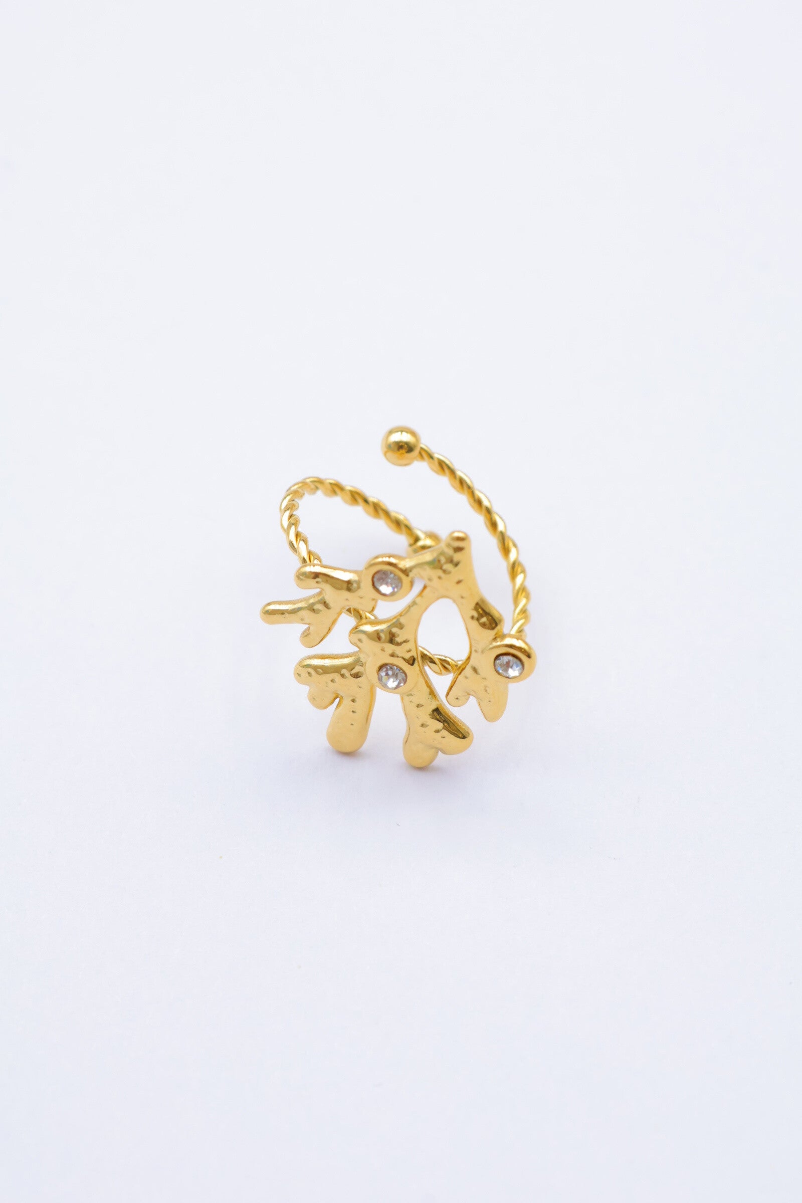 Bague - Acier inoxydable - Ajustable - DORÉ