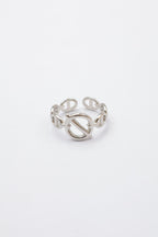 Bague - Acier inoxydable - Ajustable - ARGENT