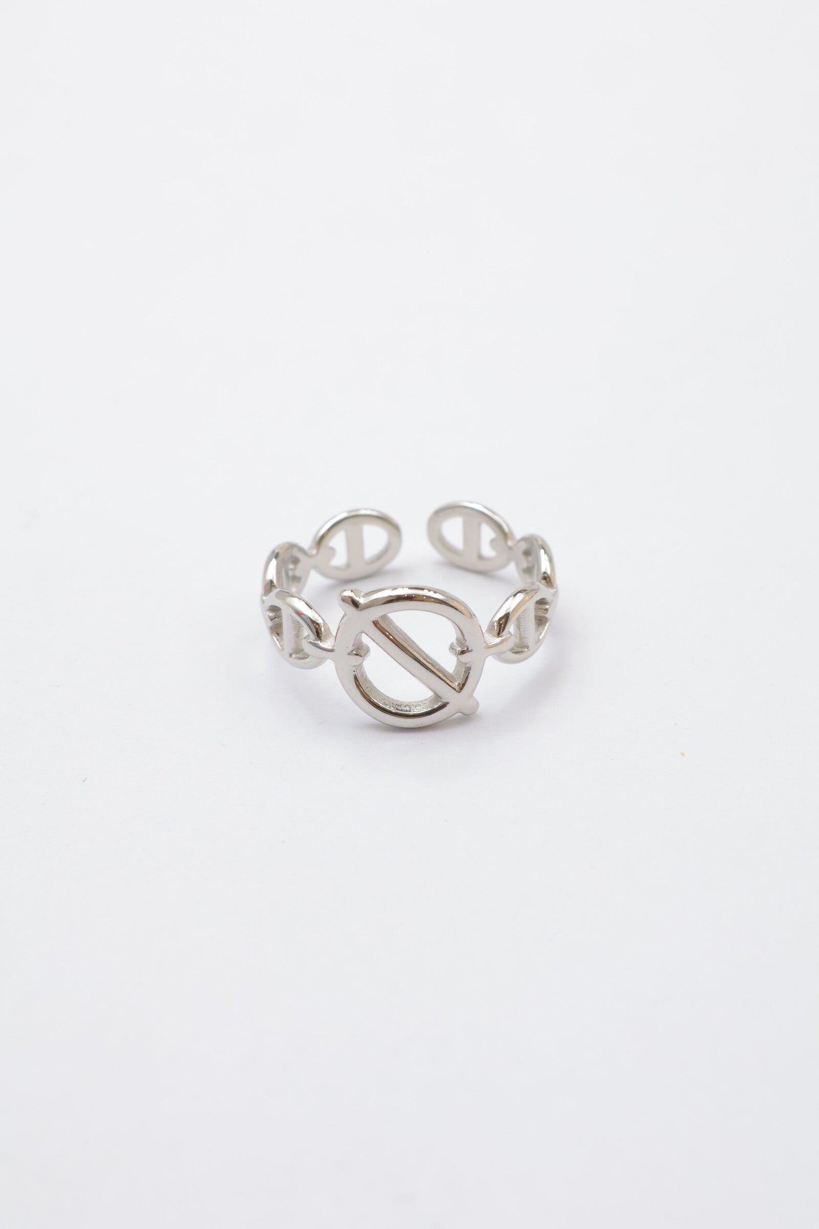 Bague - Acier inoxydable - Ajustable - ARGENT