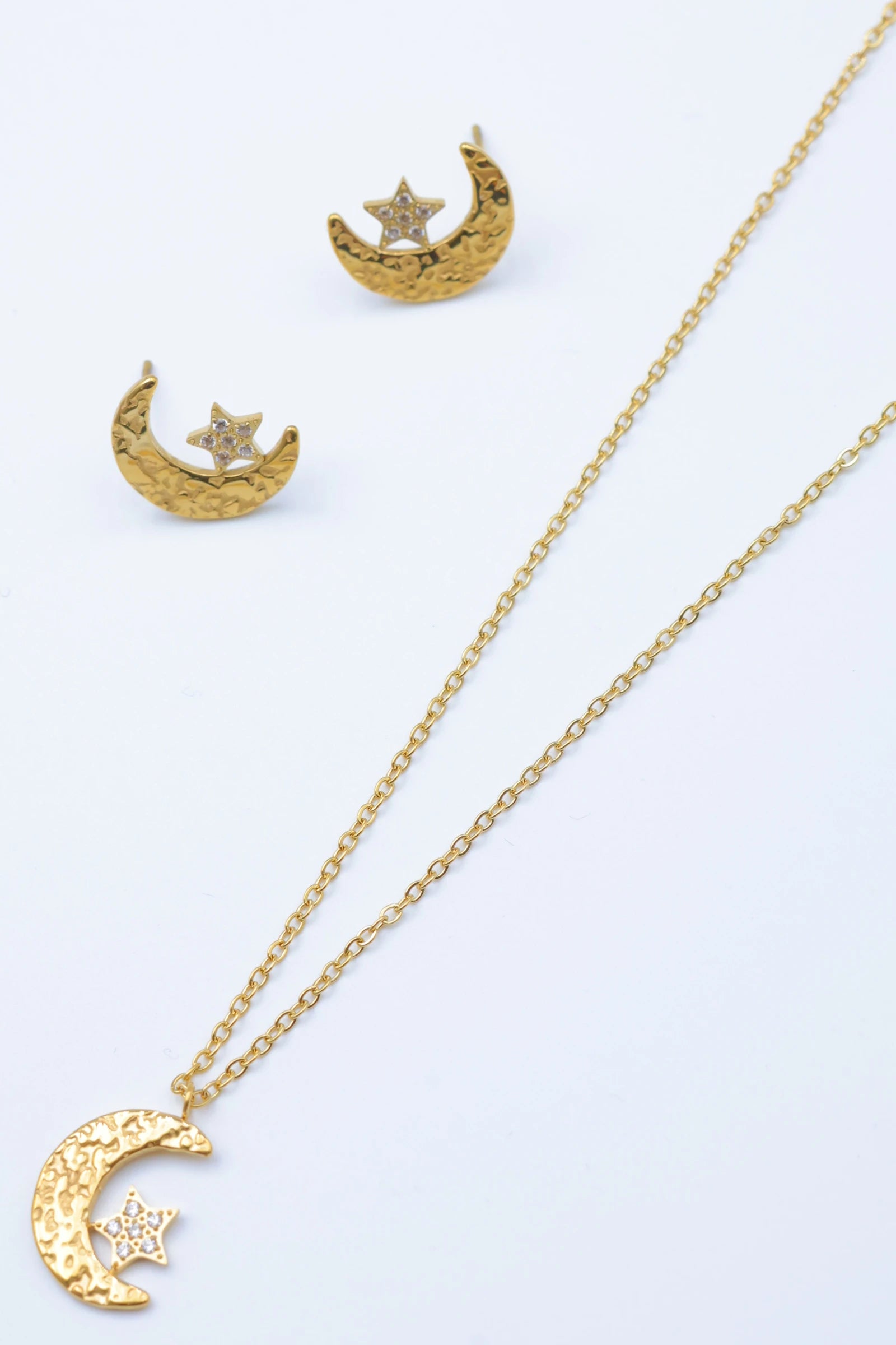 Parure de bijoux en acier inoxydable - DORÉ