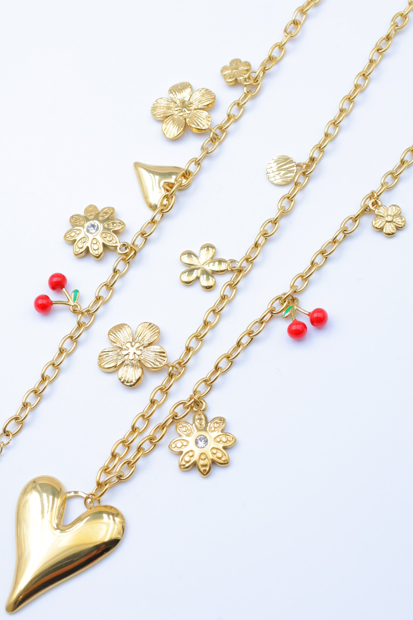Parure de bijoux en acier inoxydable - DORÉ