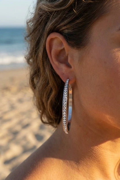 Boucles d’oreilles en acier inoxydable