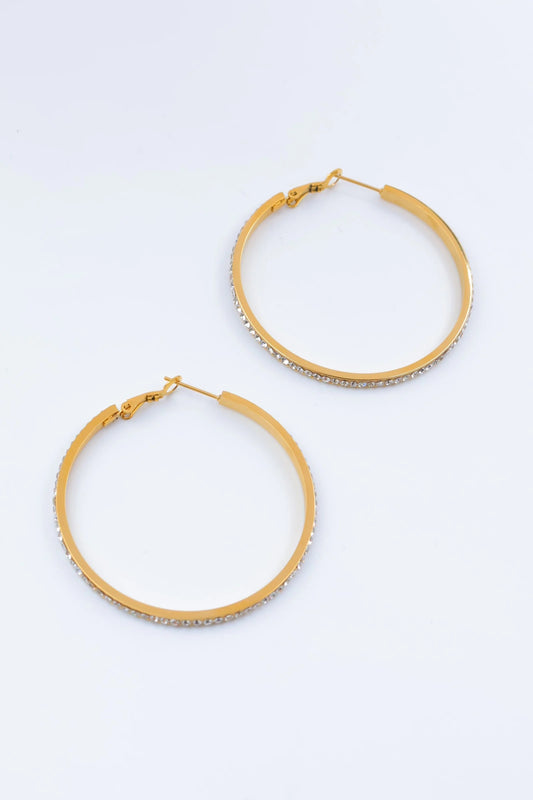 Boucles d’oreilles en acier inoxydable