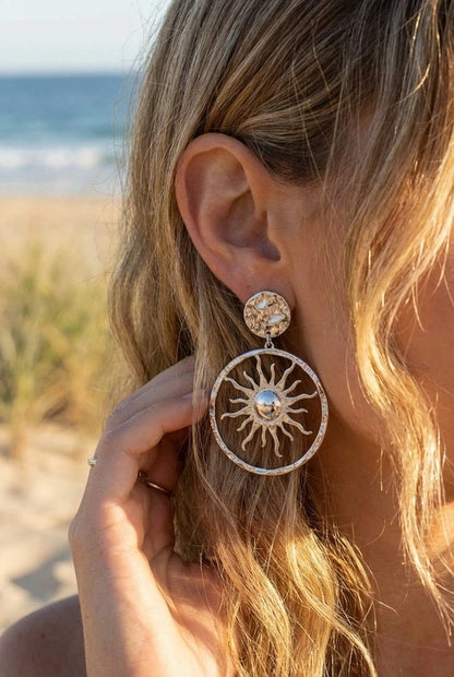 Boucles d’oreilles en acier inoxydable