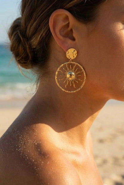 Boucles d’oreilles en acier inoxydable