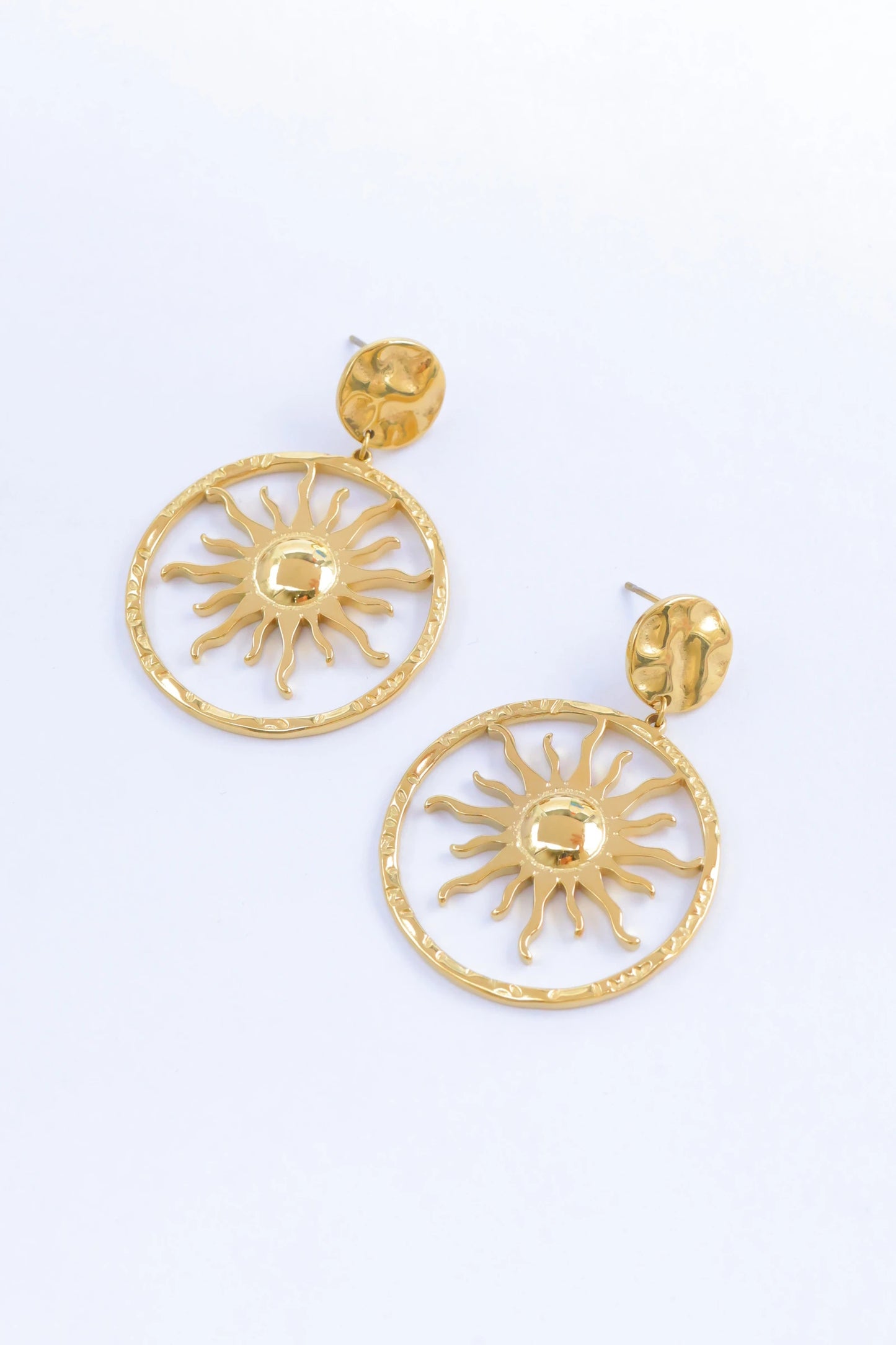 Boucles d’oreilles en acier inoxydable
