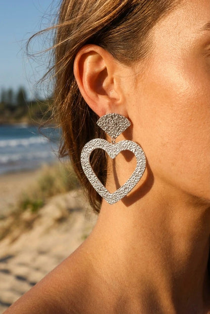 Boucles d’oreilles en acier inoxydable