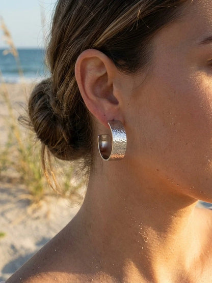Boucles d’oreilles en acier inoxydable