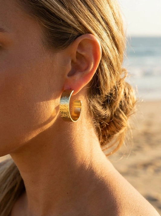 Boucles d’oreilles en acier inoxydable