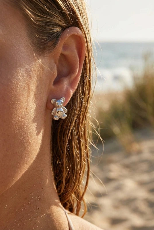 Boucles d’oreilles en acier inoxydable
