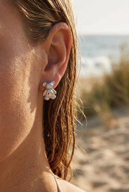 Boucles d’oreilles en acier inoxydable