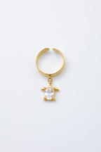 Bague ajustable en acier inoxydable - DORÉ