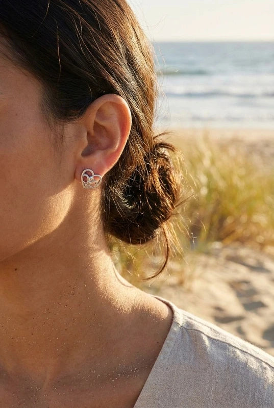 Boucles d’oreilles en acier inoxydable
