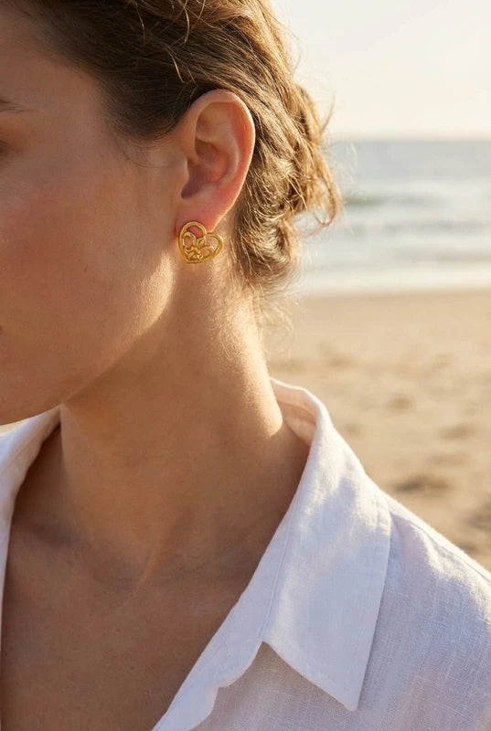 Boucles d’oreilles en acier inoxydable
