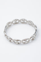 Bracelet jonc en acier inoxydable - ARGENT