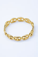 Bracelet jonc en acier inoxydable - DORÉ