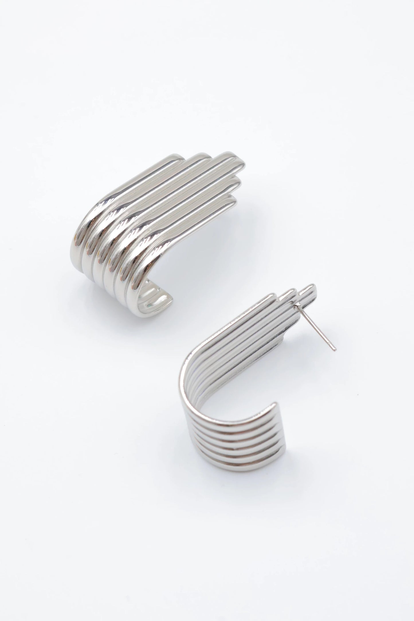Boucles d’oreilles en acier inoxydable