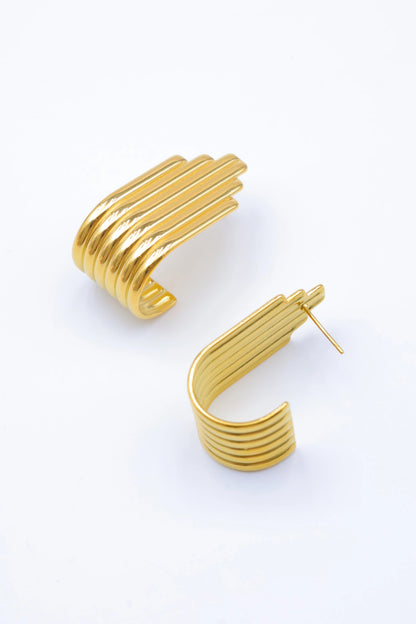 Boucles d’oreilles en acier inoxydable
