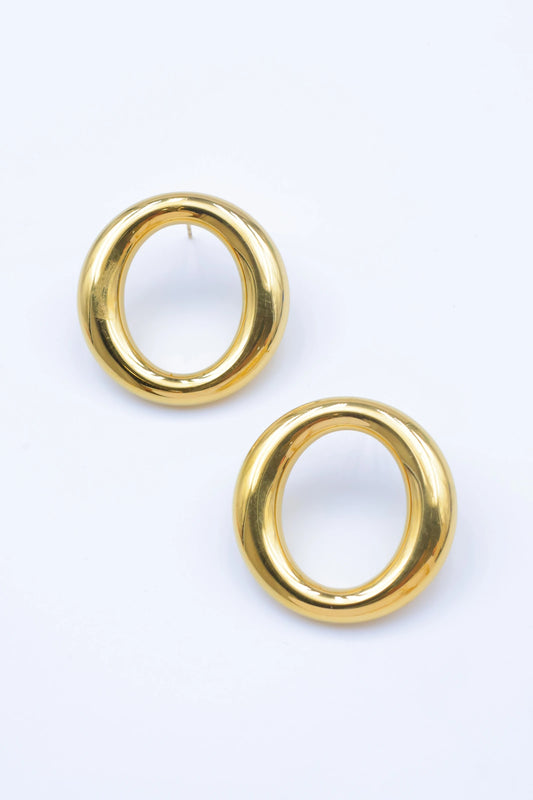 Boucles d’oreilles en acier inoxydable