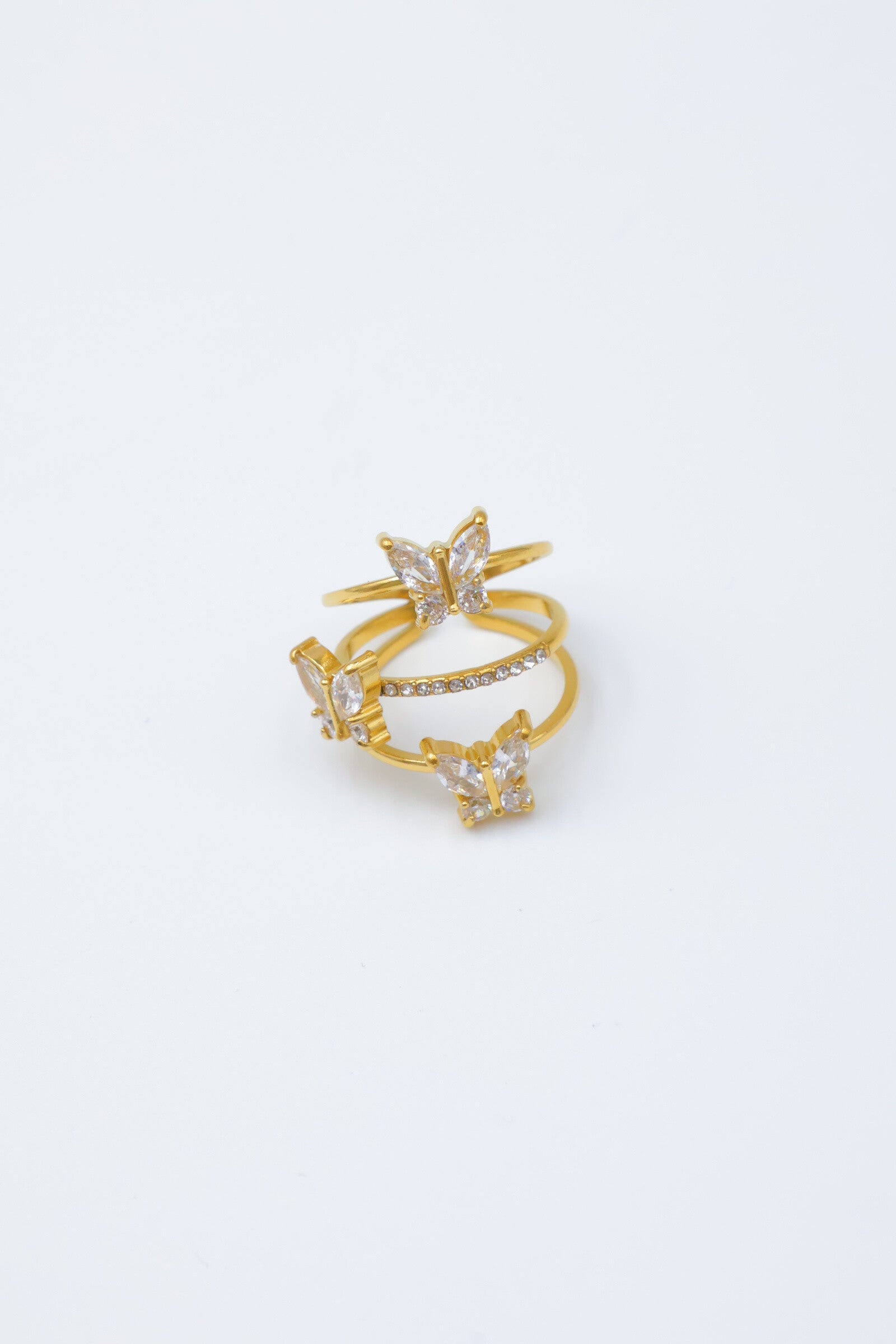 Bague ajustable en acier inoxydable - DORÉ
