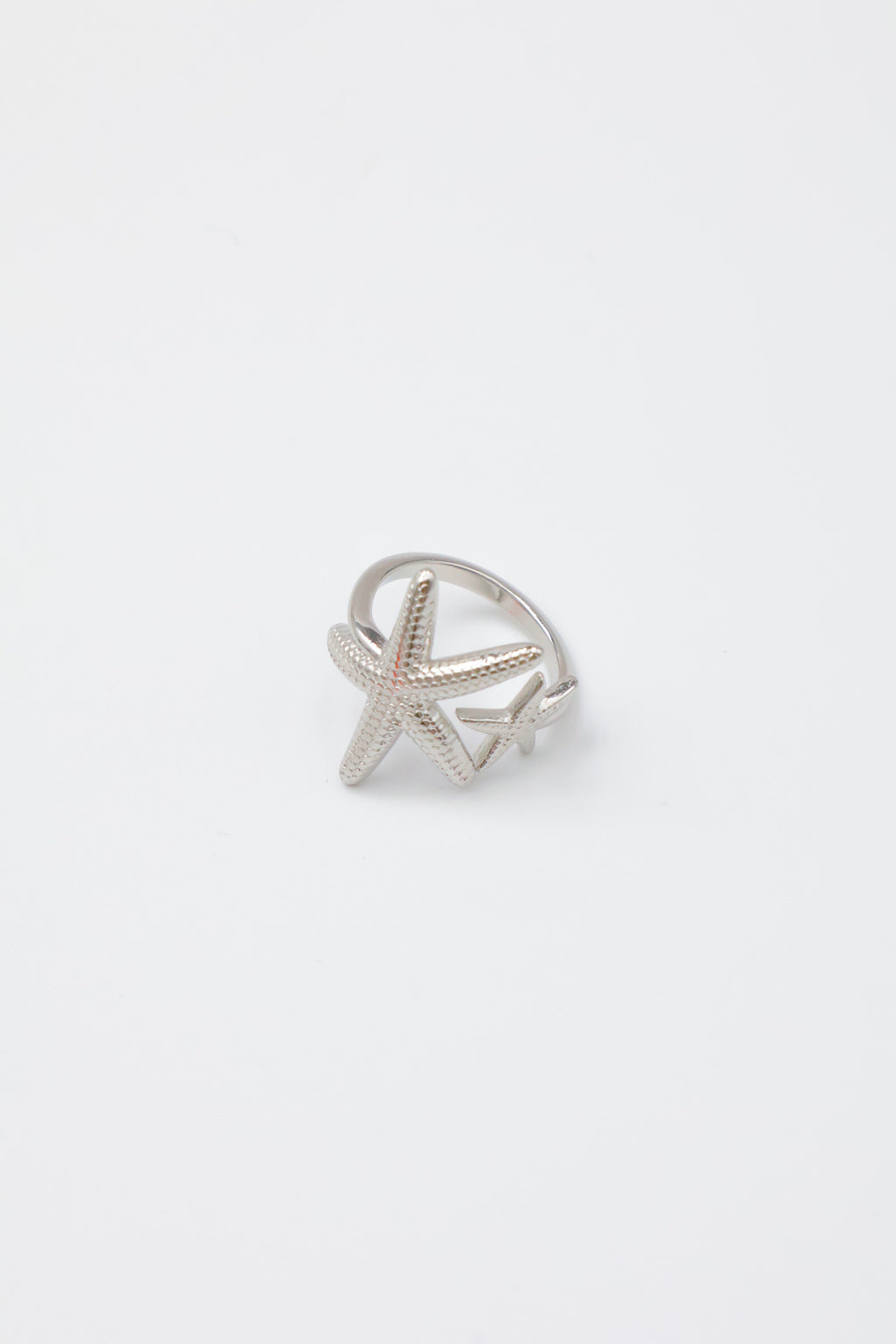 Bague d'orteil en acier inoxydable ajustable - ARGENT