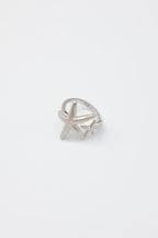 Bague d'orteil en acier inoxydable ajustable - ARGENT