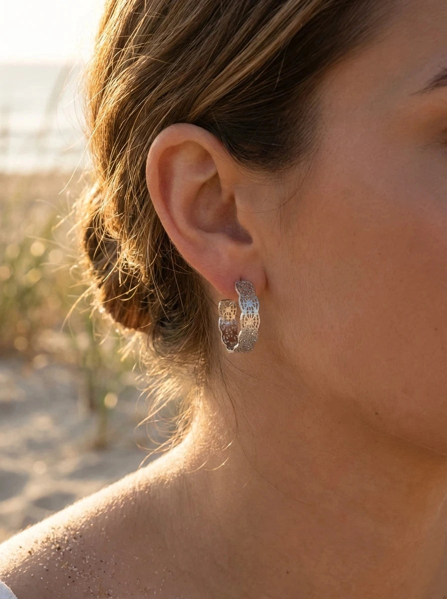 Boucles d’oreilles en acier inoxydable