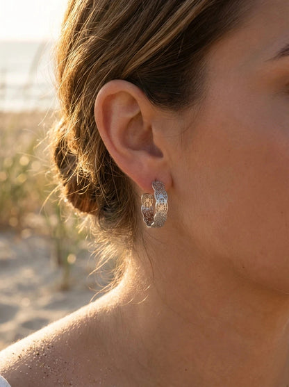 Boucles d’oreilles en acier inoxydable