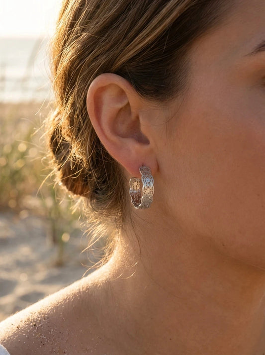 Boucles d’oreilles en acier inoxydable