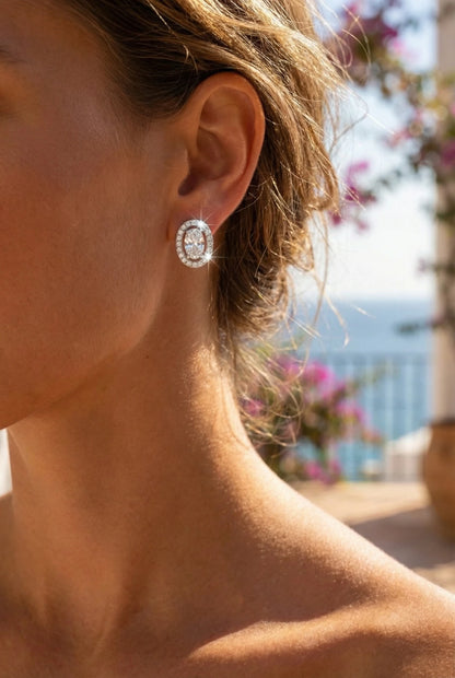 Boucles d’oreilles en acier inoxydable