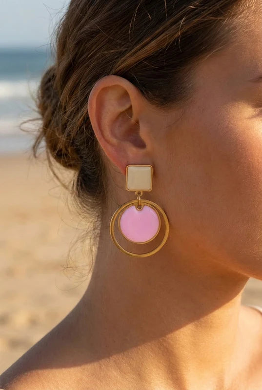 Boucles d’oreilles en acier inoxydable