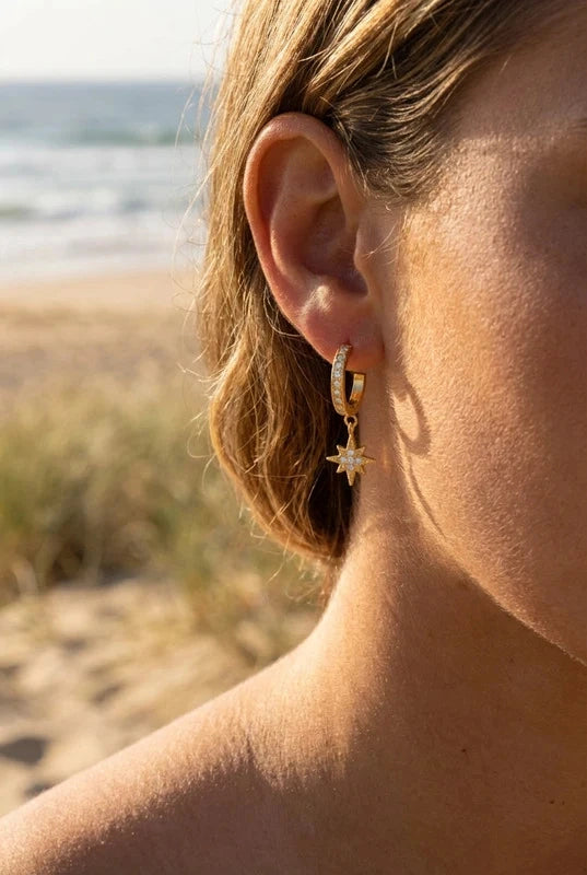 Boucles d’oreilles en acier inoxydable