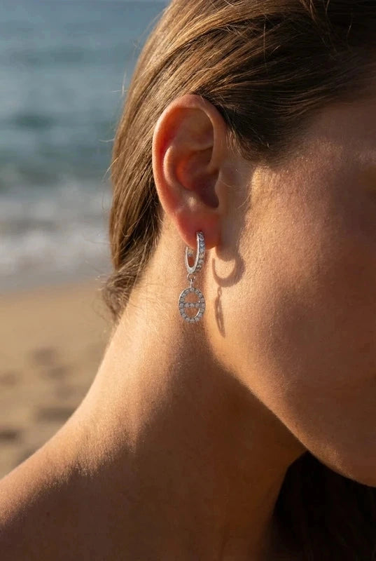Boucles d’oreilles en acier inoxydable