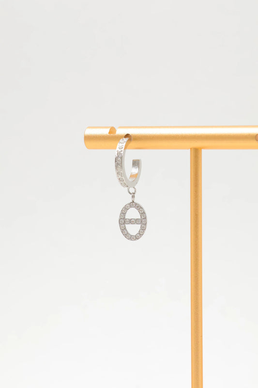 Boucles d’oreilles en acier inoxydable