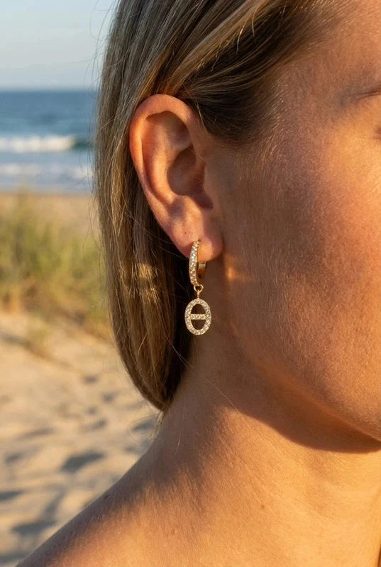 Boucles d’oreilles en acier inoxydable