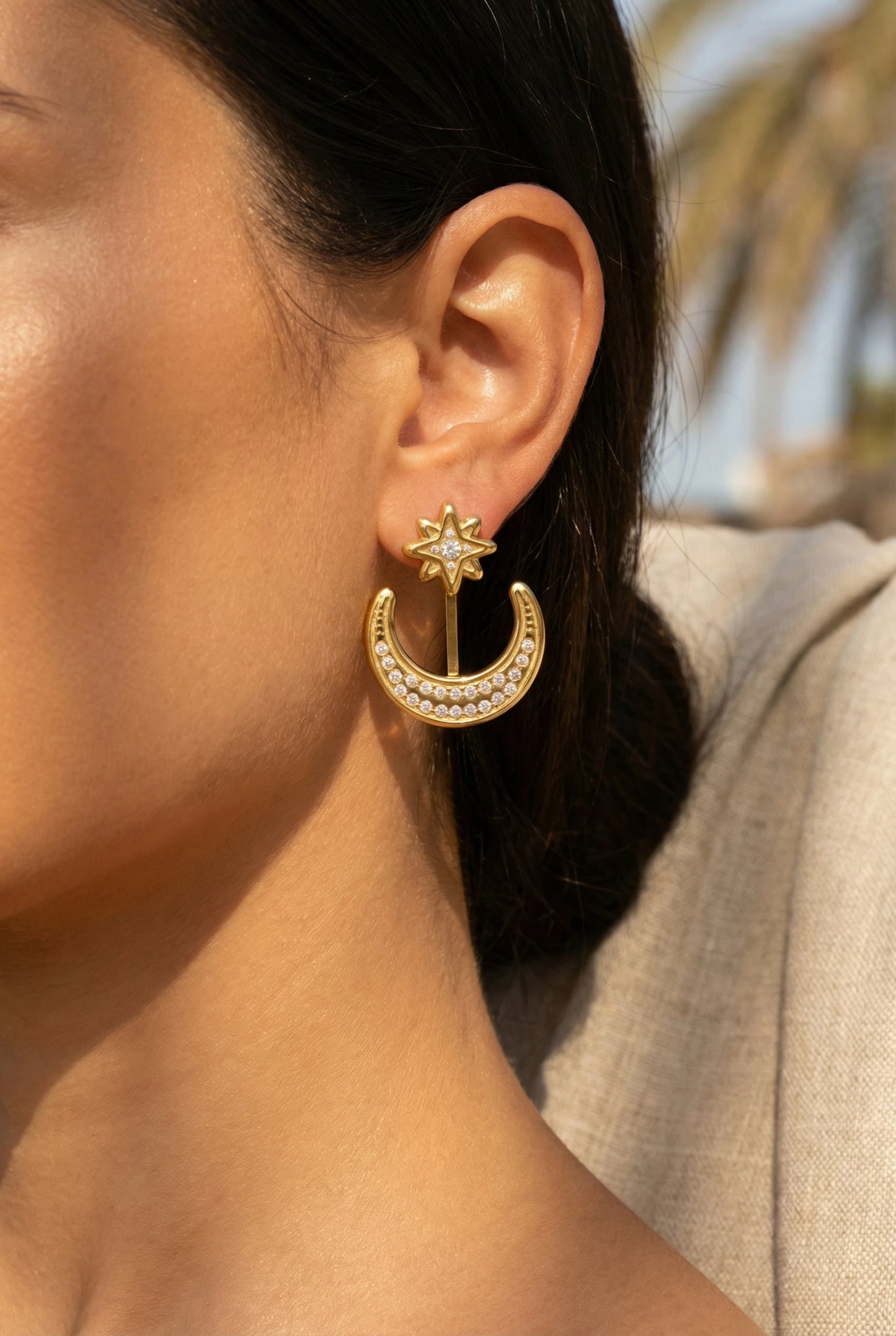 Boucles d’oreilles en acier inoxydable