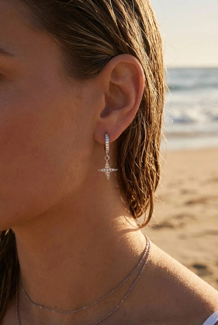 Boucles d’oreilles en acier inoxydable