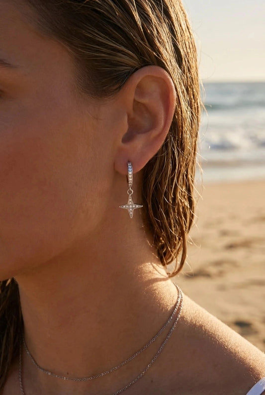 Boucles d’oreilles en acier inoxydable