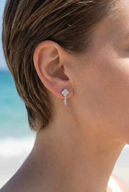 Boucles d’oreilles en acier inoxydable