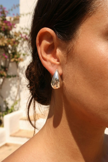 Boucles d’oreilles en acier inoxydable