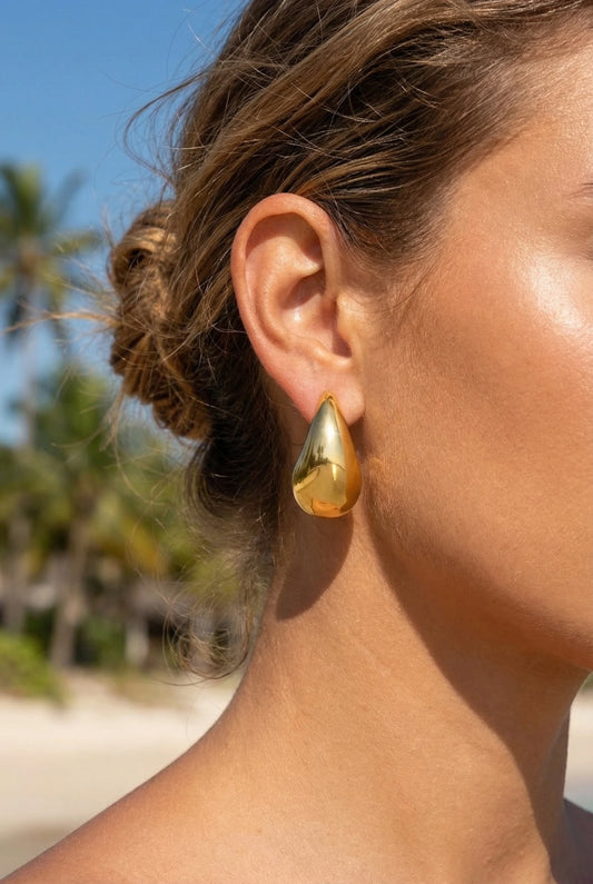 Boucles d’oreilles en acier inoxydable