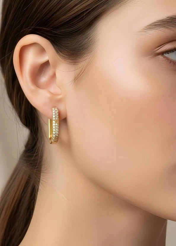 Boucles d’oreilles en acier inoxydable