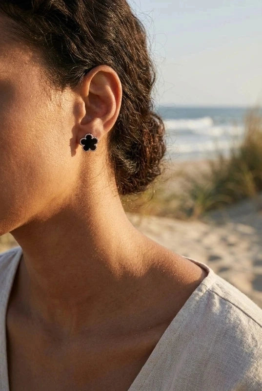 Boucles d’oreilles en acier inoxydable