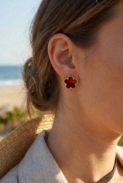 Boucles d’oreilles en acier inoxydable