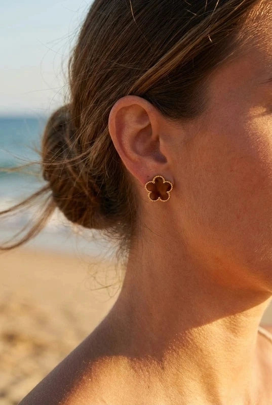 Boucles d’oreilles en acier inoxydable