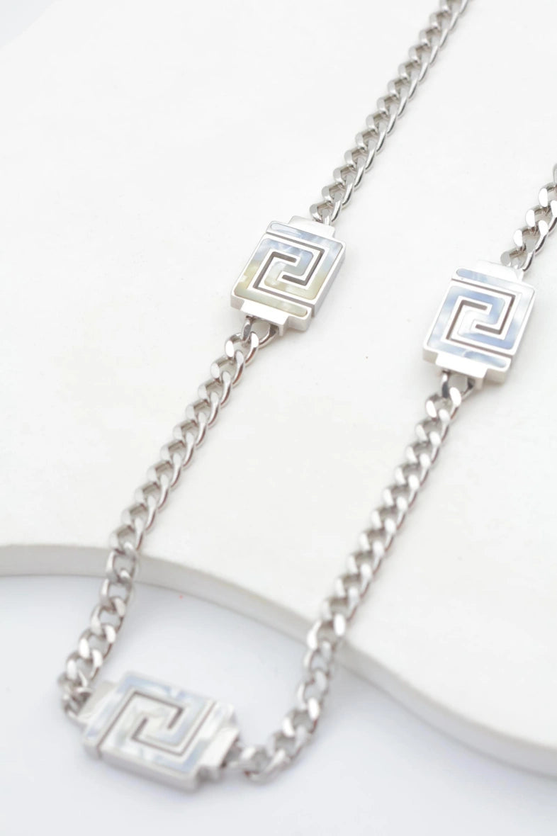Collier en acier inoxydable - ARGENT