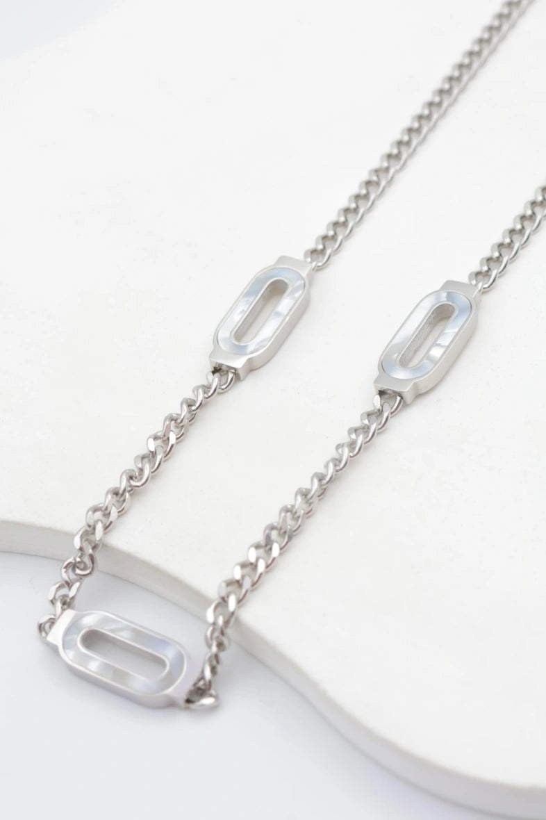 Collier en acier inoxydable - ARGENT